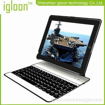 The New Ipad Bluetooth Keyboard Case Cover Stand 360 Degree Rotation Aluminum Alloy Housing 